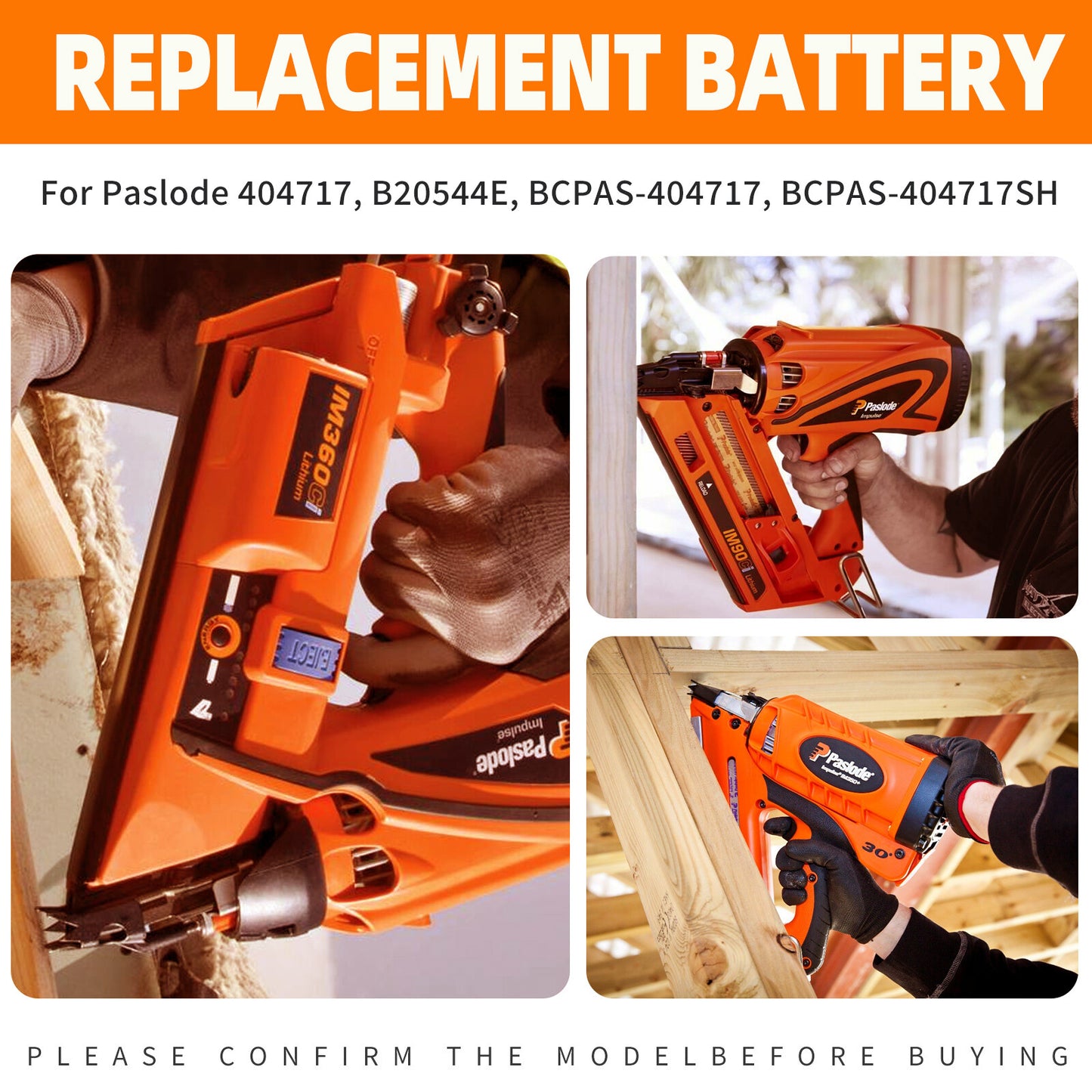 SHENTEC 4AH 6V Ni-MH BATTERIE POUR PASLODE 404717 900400 902200 IM50 IM65 IM250