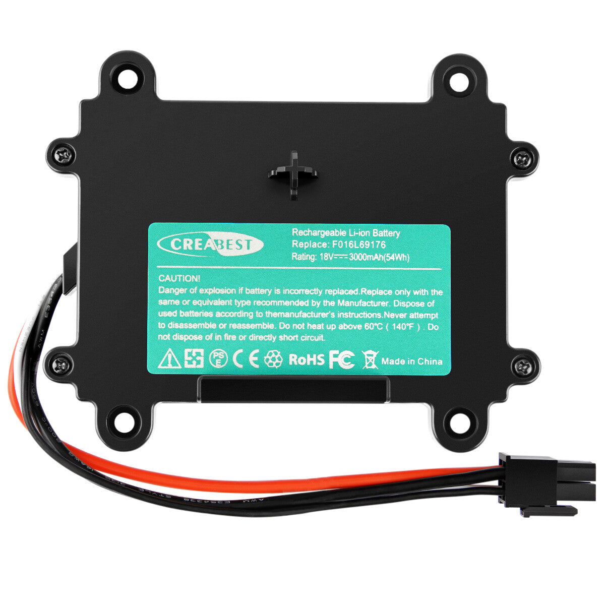 2X 3000mAh 18V Batterie Li-ion pour 5INR19/66 Bosch Indego 400 Indego M 700 M+ 700