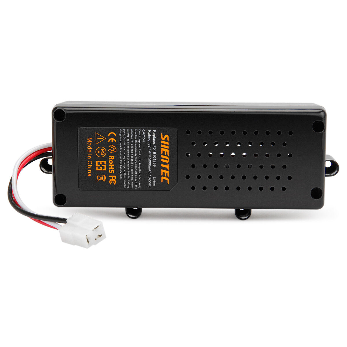 SHENTEC Lot de 2 batteries Li-ion 32.4V 5.0Ah pour Bosch Indego F016104299 Indego 800 1000 1200 3600