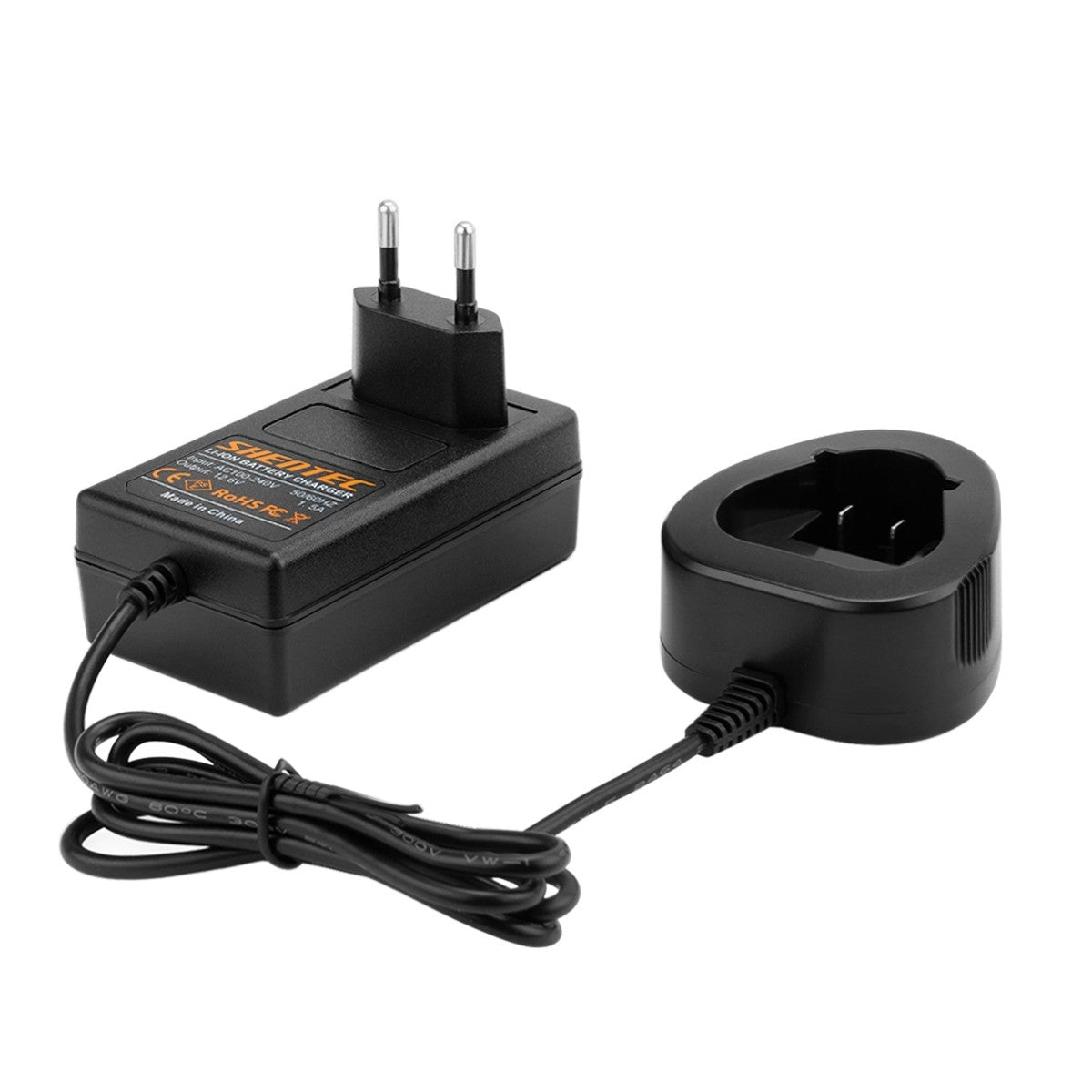 SHENTEC Chargeur de batterie Li-ion 10,8V/12V pour Bosch BAT411 BAT412 BAT413 2607336864 2607336013