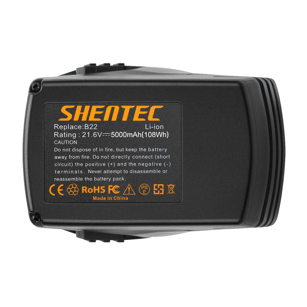 SHENTEC BATTERIE LI-ION 5000mAh 21.6V POUR HILTI B22 TE 2-A22 WSR 22-A SIW 22T-A AG 125-A22