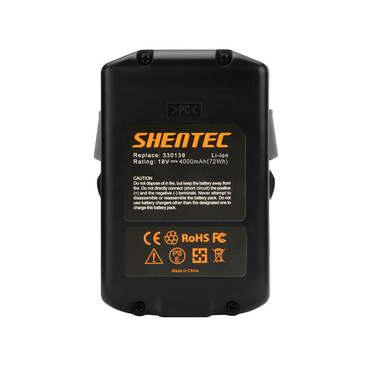 SHENTEC Batterie de remplacement Li-ion 18V 4000mAh pour Hitachi 330067 330068 330139 BSL1825 BSL1815X