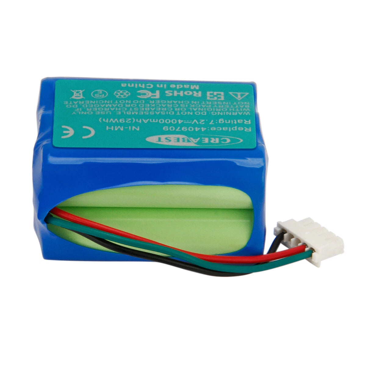 7.2V 4.0Ah Ni-MH Batterie pour iRobot Braava 380 380T 390 390T Mint 5200 5200C
