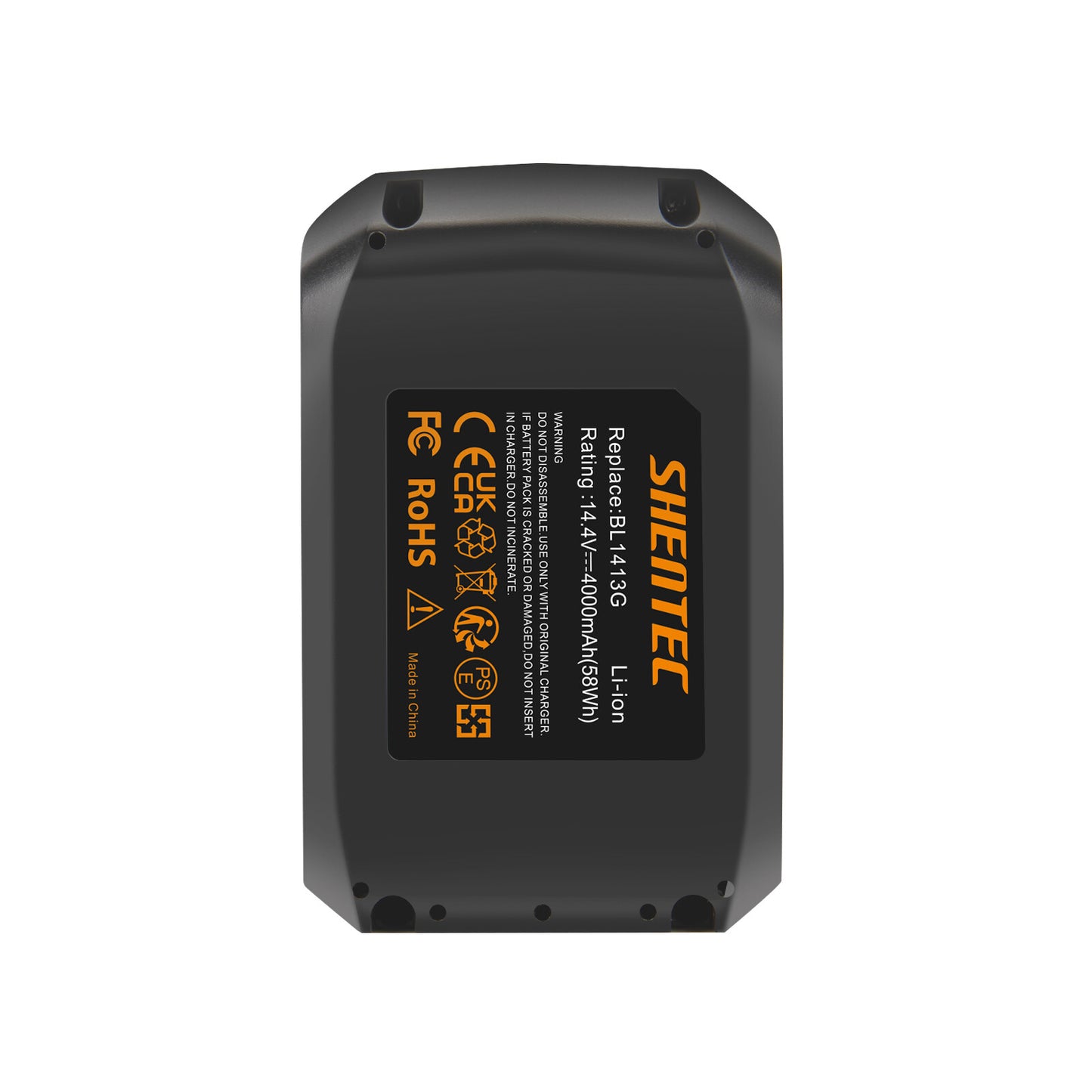 SHENTEC 4000mAh 14.4V Li-ion Batterie de Remplacement pour Makita BL1413G BL1411G BL1415G HP347DWE JV143D