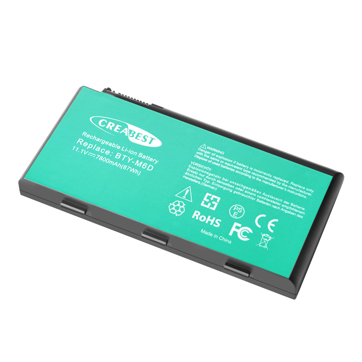 Batterie 11.1V BTY-M6D 7.8Ah Pour MSI GT70 GX660 GT660 GT660R GT660R GT680 GT683