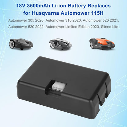 Batterie de remplacement Li-ion 18V SHENTEC pour tondeuse de jardin Husqvarna Automower 115H 305 2020 310 2020 520 2021 520 2022 Édition limitée 2020