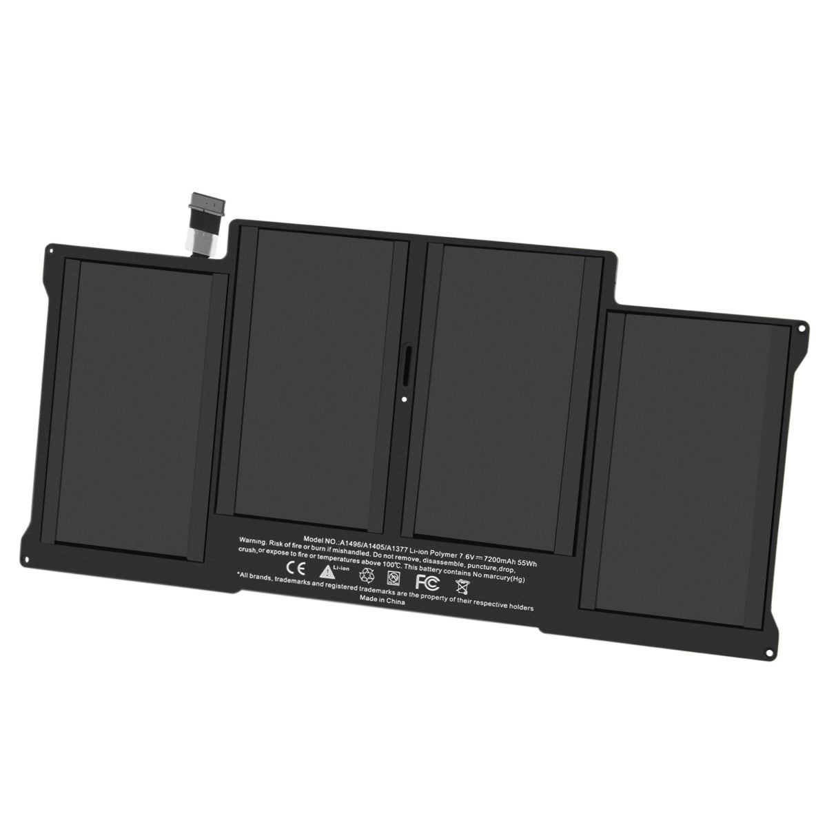 Batterie 7.2Ah A1377 A1405 A1369 A1466 pour Apple MacBook Air 13" 2013 2014 2015