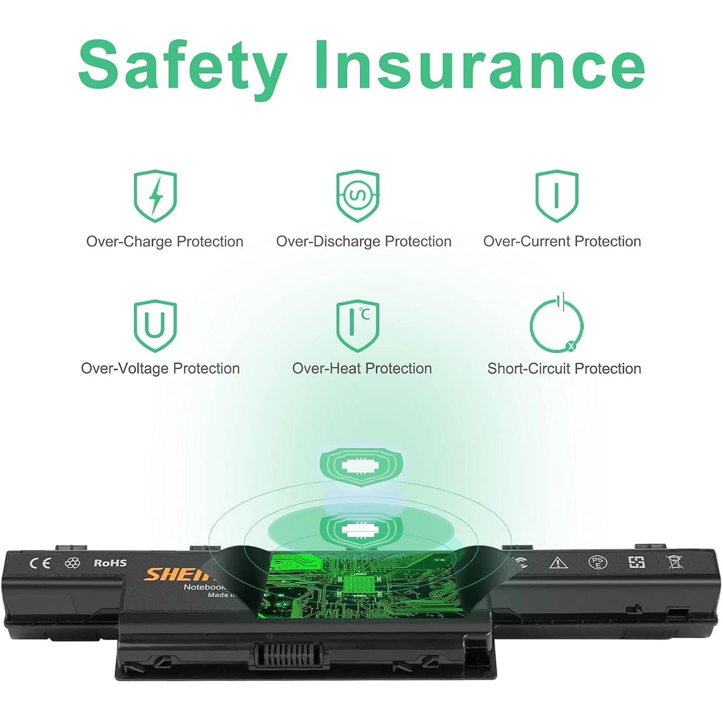 SHENTEC AS10D31 AS10D51 AS10D81 AS10D75 Battery for Acer Aspire