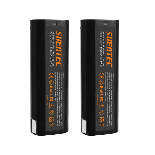 SHENTEC 2 Packs 4000mAh 6V Battery Compatible with Paslode
