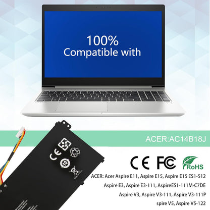 SHENTEC AC14B18J AC14B8K AC14B3K Battery for Acer Aspire