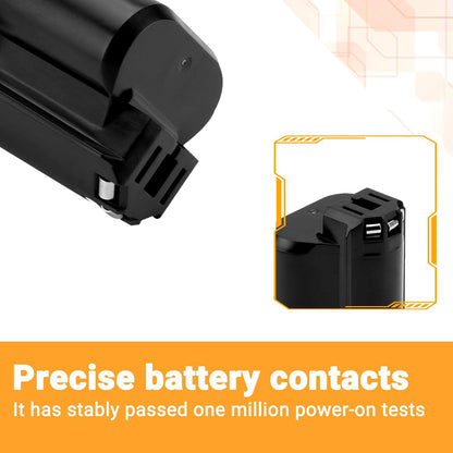 SHENTEC Batterie lithium-ion 3000ｍAh 12V compatible avec Dremel (chargeur 12V inclus)