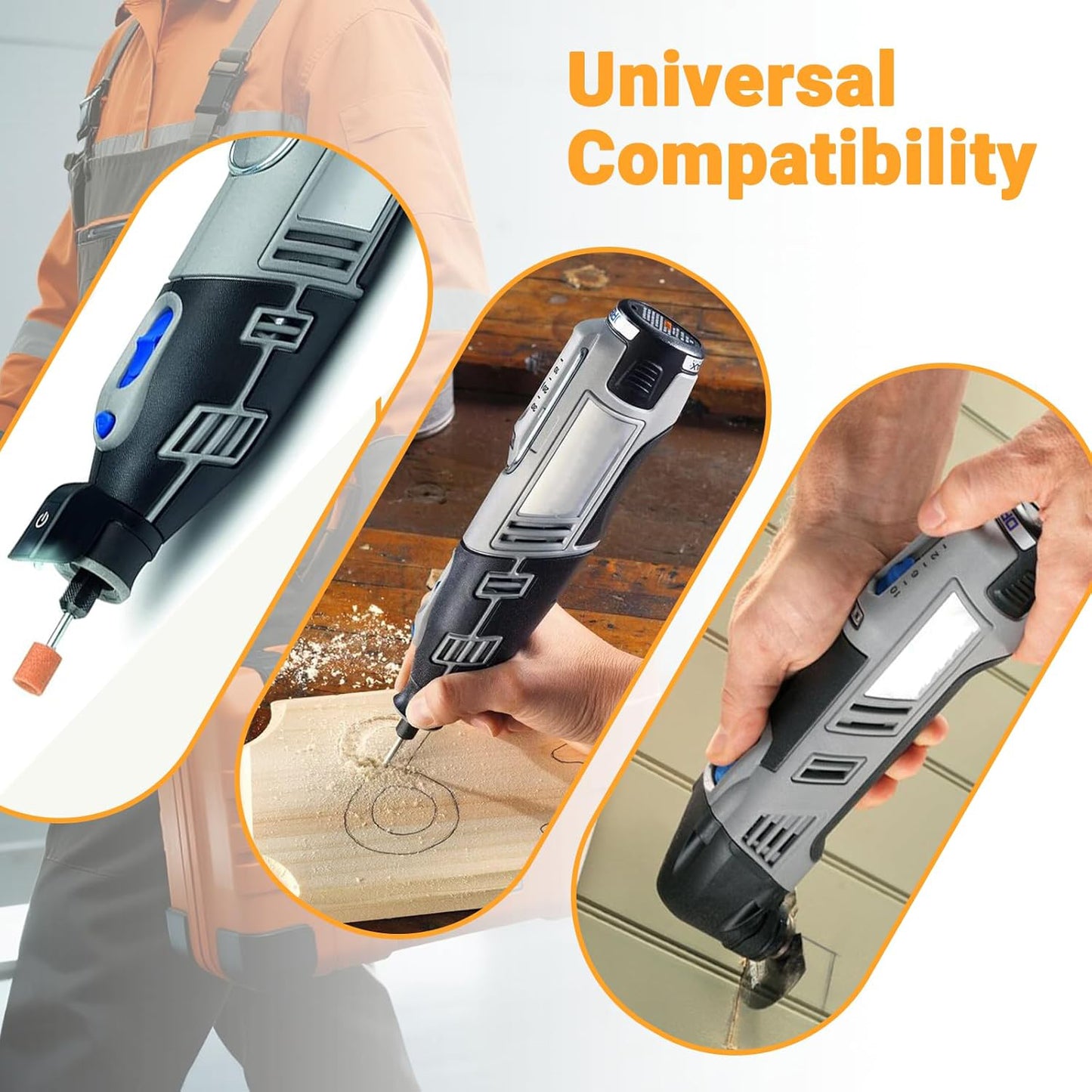 SHENTEC Batterie lithium-ion 3000ｍAh 12V compatible avec Dremel (chargeur 12V inclus)
