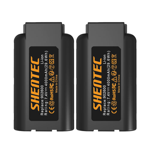 SHENTEC 2 Pack 7.4V 4.0Ah Battery Compatible with Paslode