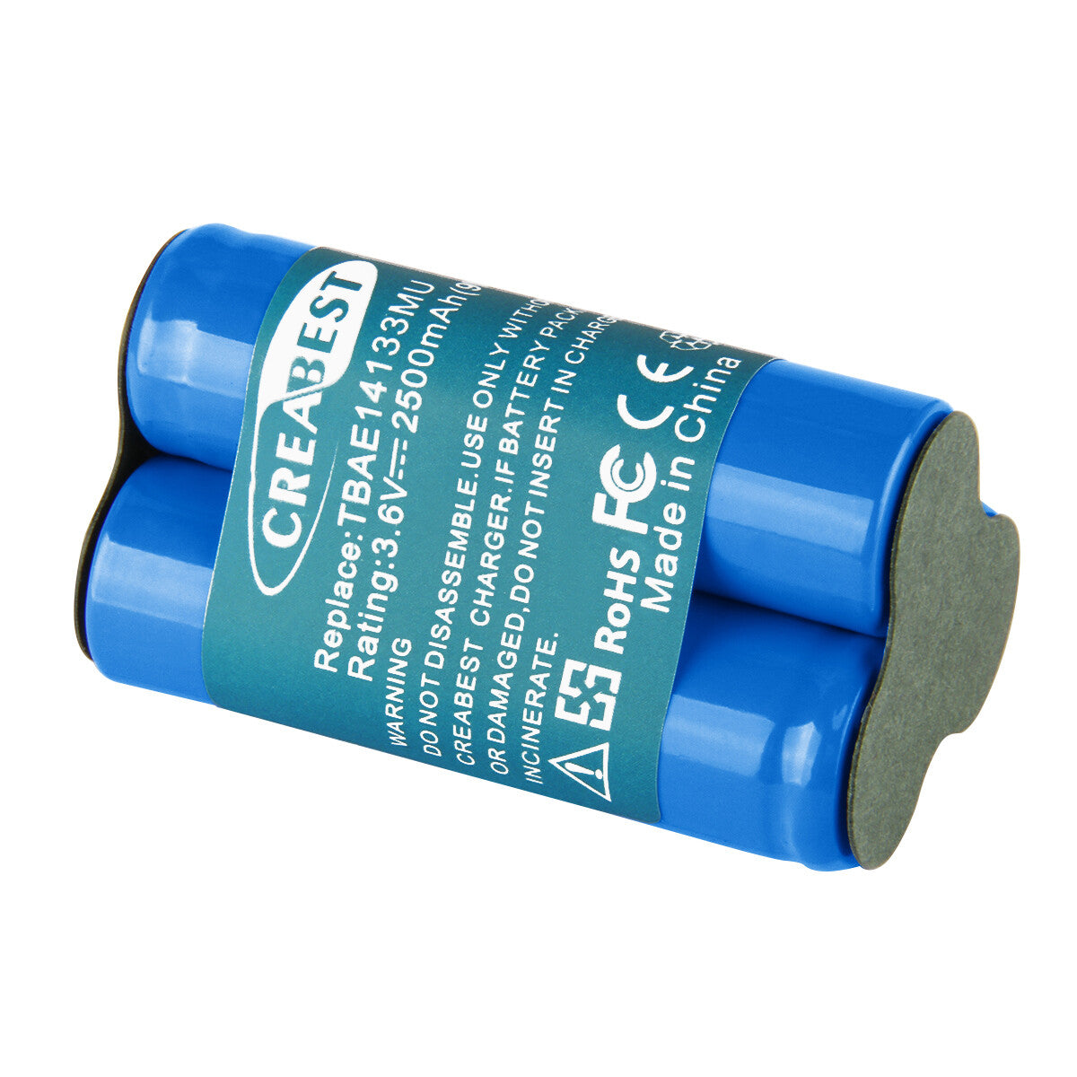 Batterie de remplacement Ni-MH 2.5Ah 3.6V pour aspirateur à main AEG Electrolux Junior Type TBAE14133M