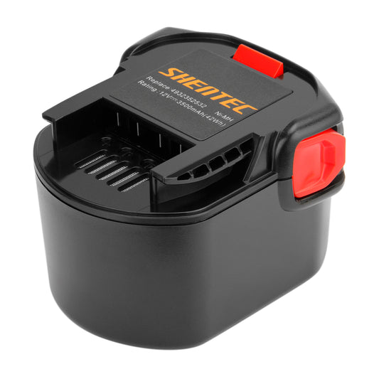 SHENTEC Batterie de remplacement Ni-MH 12V 3,5Ah pour AEG B1214G BS12G BS12X 4932352532 4932399697 4932399696