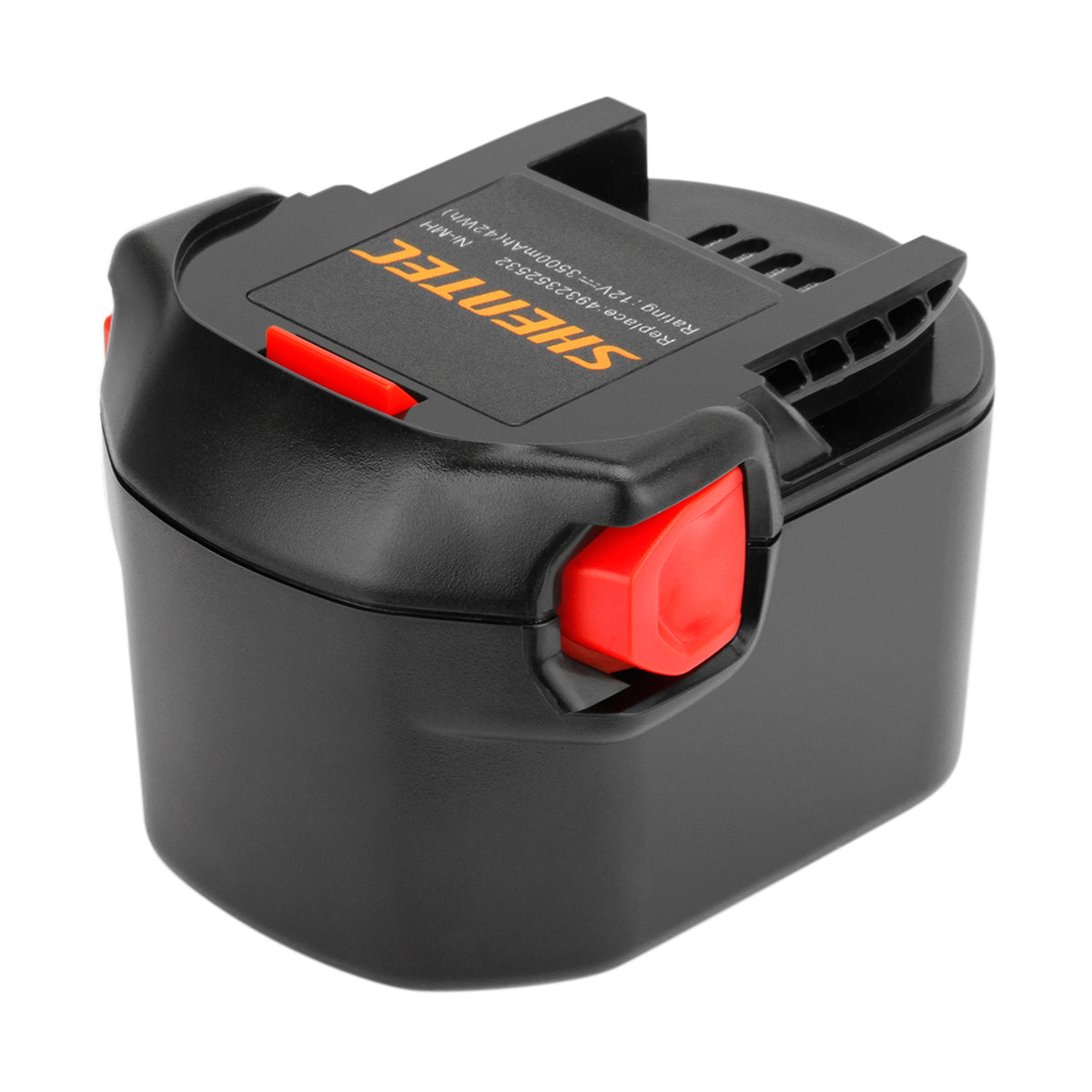 SHENTEC Batterie de remplacement Ni-MH 12V 3,5Ah pour AEG B1214G BS12G BS12X 4932352532 4932399697 4932399696
