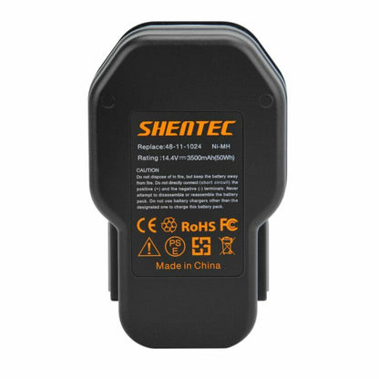 SHENTEC Batterie Ni-MH 14.4V pour AEG 48-11-1000, 48-11-1014, 48-11-1024 MILWAUKEE 0511-21
