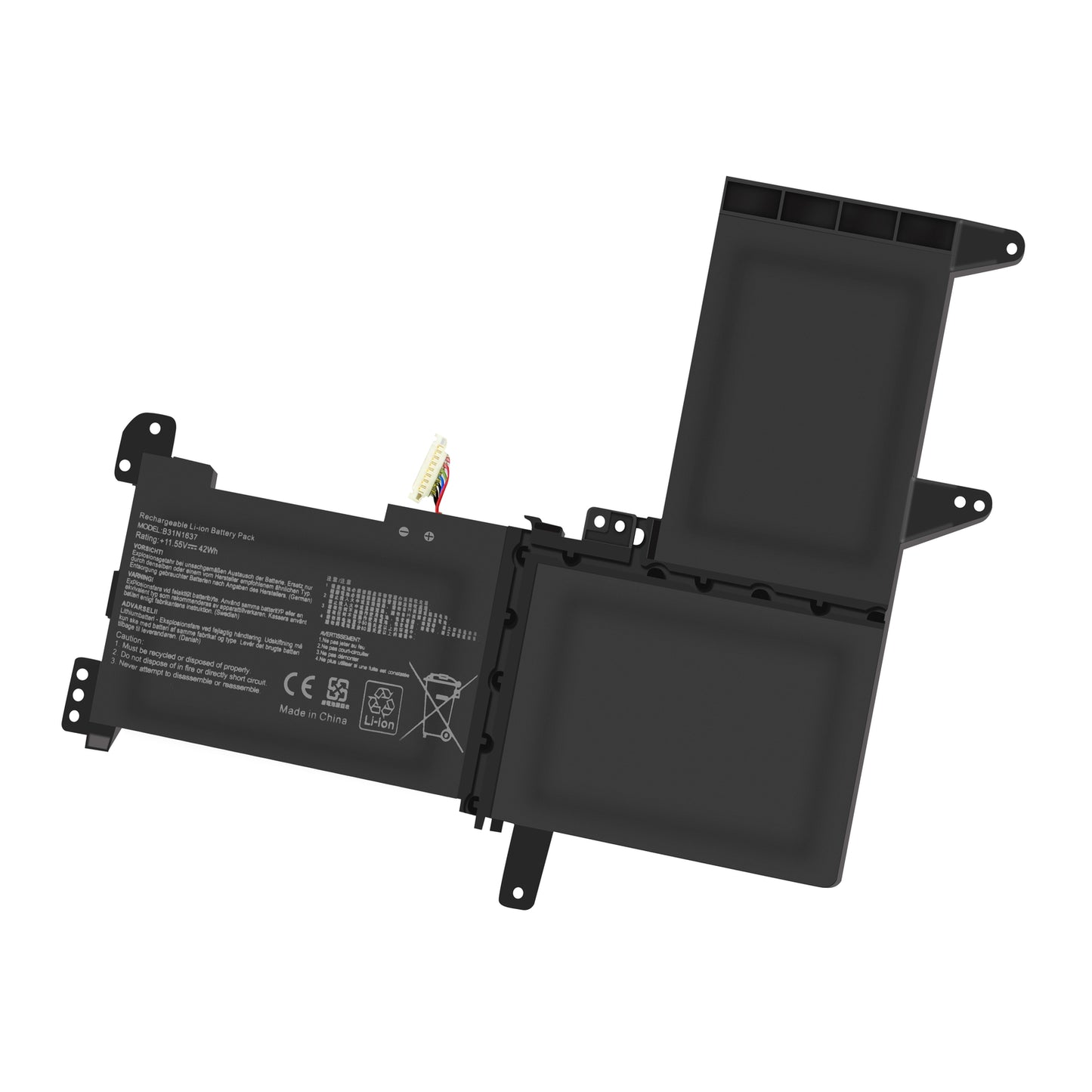 Batterie 42W B31Bi9H B31N1637 pour ASUS VivoBook S510UQ X510UR-3B X510UN-1A X510UQ-3F