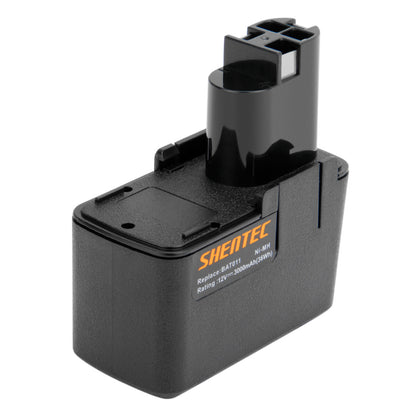 SHENTEC batterie Ni-MH 12V 3.0AH pour Bosch BAT011 H1214N 2607335054 2607335055 2607335071