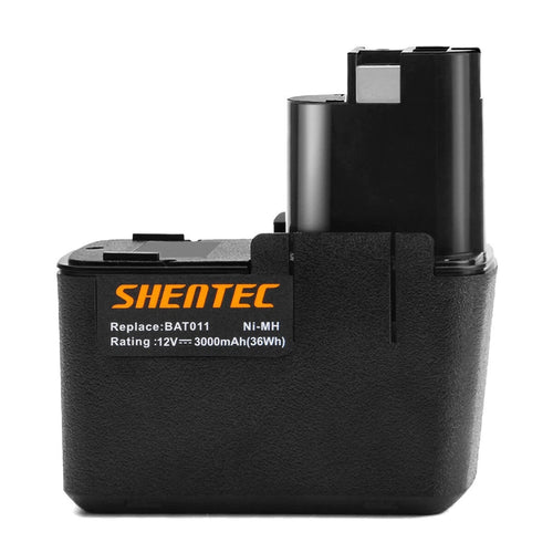 SHENTEC BATTERIE DE REMPLACEMENT 12V 4000mAh Ni-MH POUR Bosch BAT011 BH1214L BH1214H H1214N BH-1214