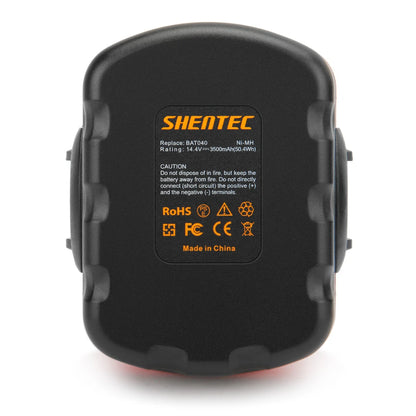 SHENTEC Batterie Ni-MH 14.4V 3500mAh pour Bosch BAT038 BAT040 PSR