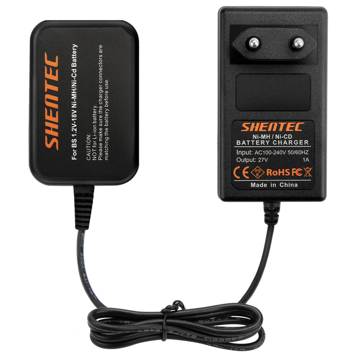 SHENTEC Kit batterie + chargeur 14.4V 2x pour Bosch BAT040 BAT140 BAT038 2607335276