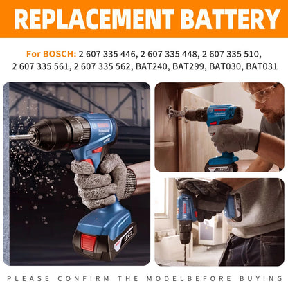 SHENTEC Batterie Ni-MH 24V 4Ah pour Bosch BAT240 BAT299 BAT030 BAT031 GBH24VF