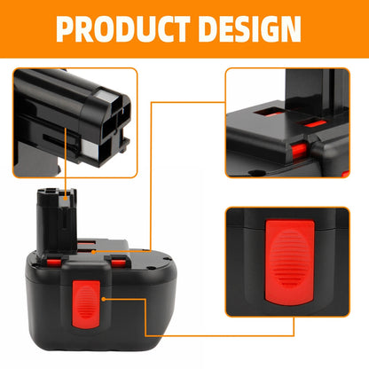 SHENTEC Batterie Ni-MH 24V 4Ah pour Bosch BAT240 BAT299 BAT030 BAT031 GBH24VF