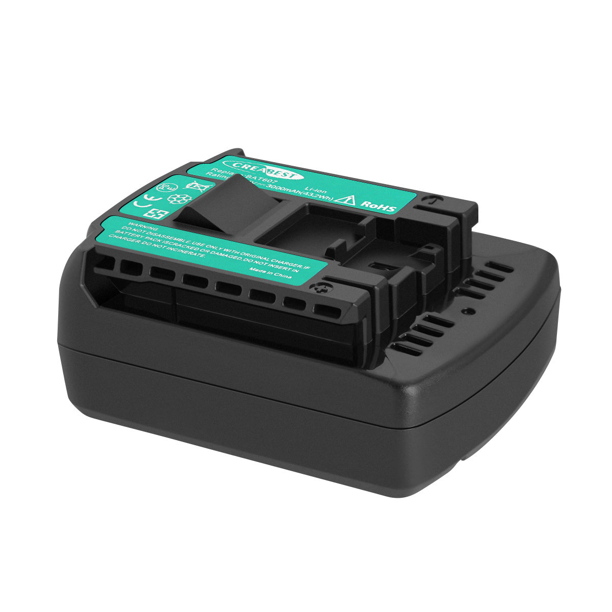 SHENTEC Batterie de remplacement Li-ion 14.4V 3500mAh pour Bosch BAT607G BAT607 BAT614G 2607336318 2607336150