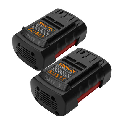 SHENTEC 2 X 5.0Ah 36V LI-ION BATTERIE DE REMPLACEMENT POUR BOSCH BAT810 GSB GSR 36 V-LI GBH 36 VF-LI BAT818