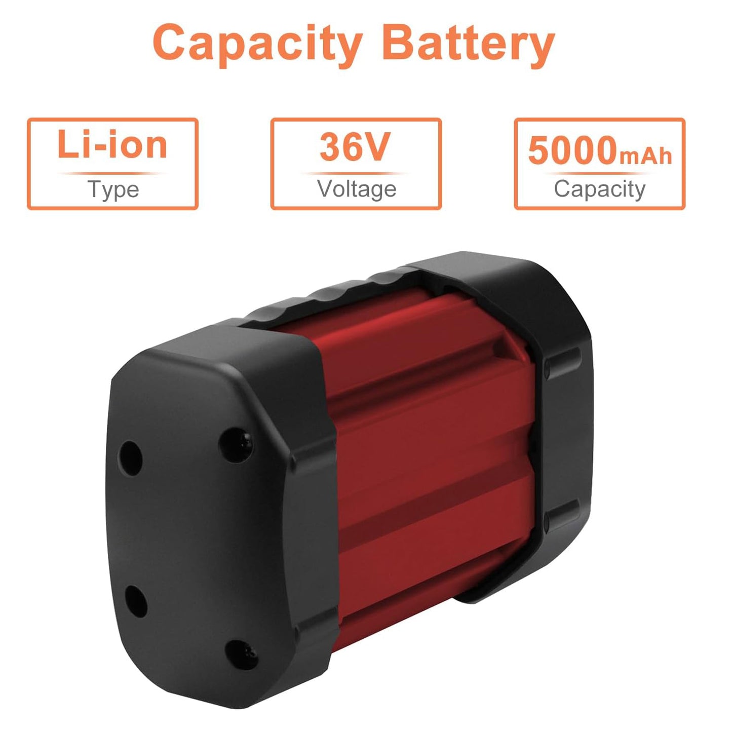 SHENTEC Batterie de remplacement Li-ion 36V 5aH pour Bosch Rotak 32 LI 34 LI 37 LI 43 LI Bosch 36V BAT810 BAT836 BAT840 D70771 2607336003