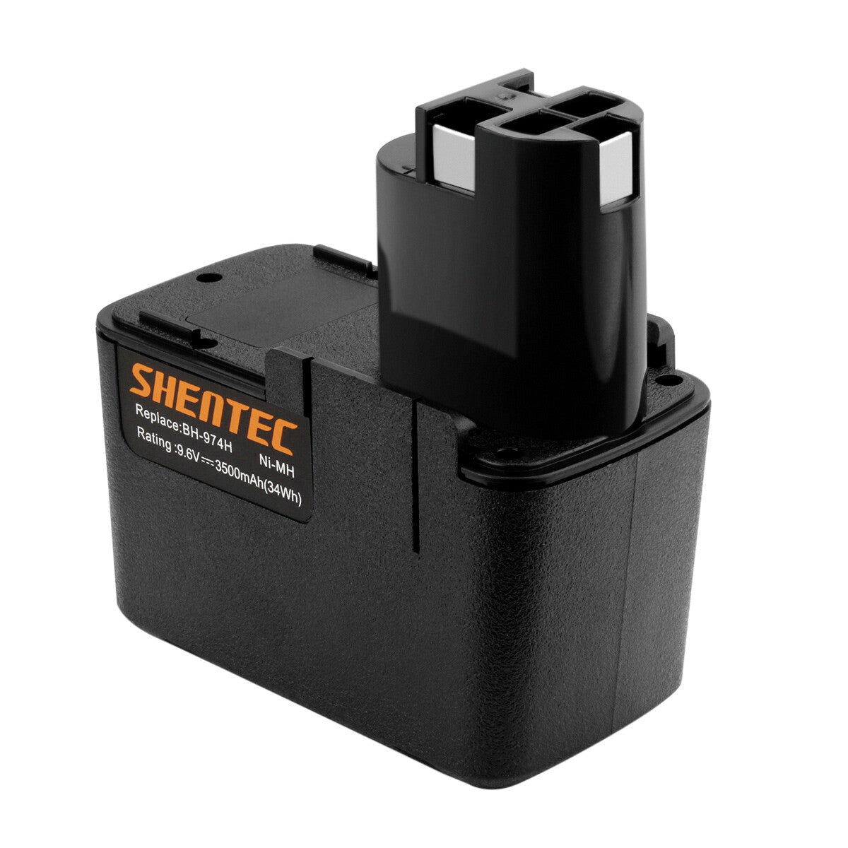 Batterie Ni-MH SHENTEC 9.6V 3500mAh pour Bosch BAT001 BH-974N PSR GSR GSB PSB GBM 9.6VES-2