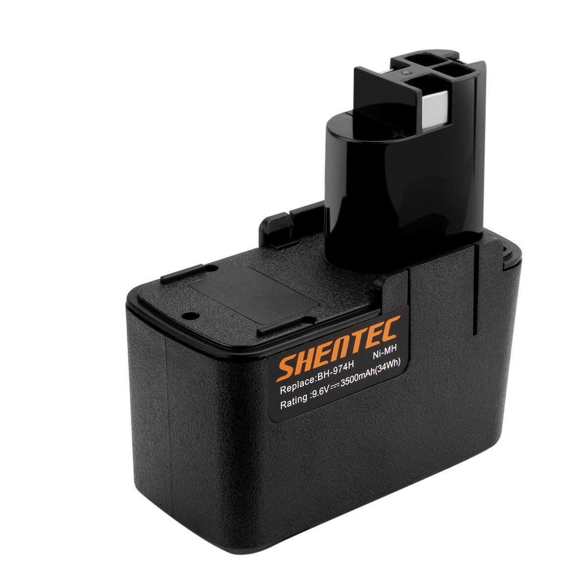 Batterie Ni-MH SHENTEC 9.6V 3500mAh pour Bosch BAT001 BH-974N PSR GSR GSB PSB GBM 9.6VES-2