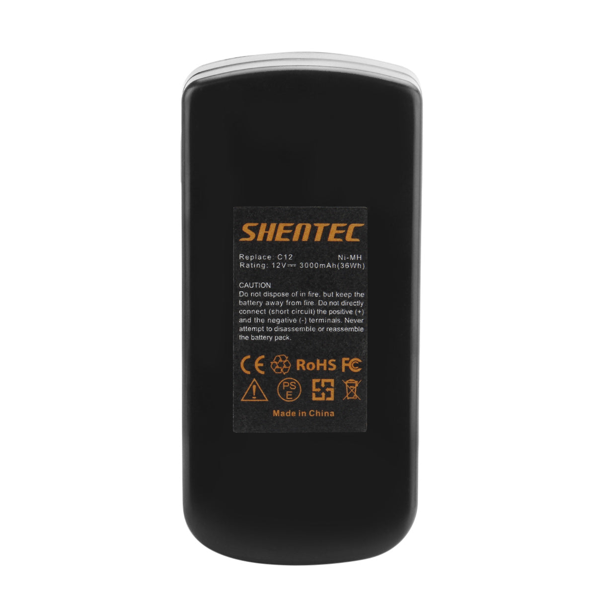 SHENTEC Batterie Ni-MH 3,5Ah 12V pour Festool C12 C12LI T12+3 BPC12 BPS12C BPS12S