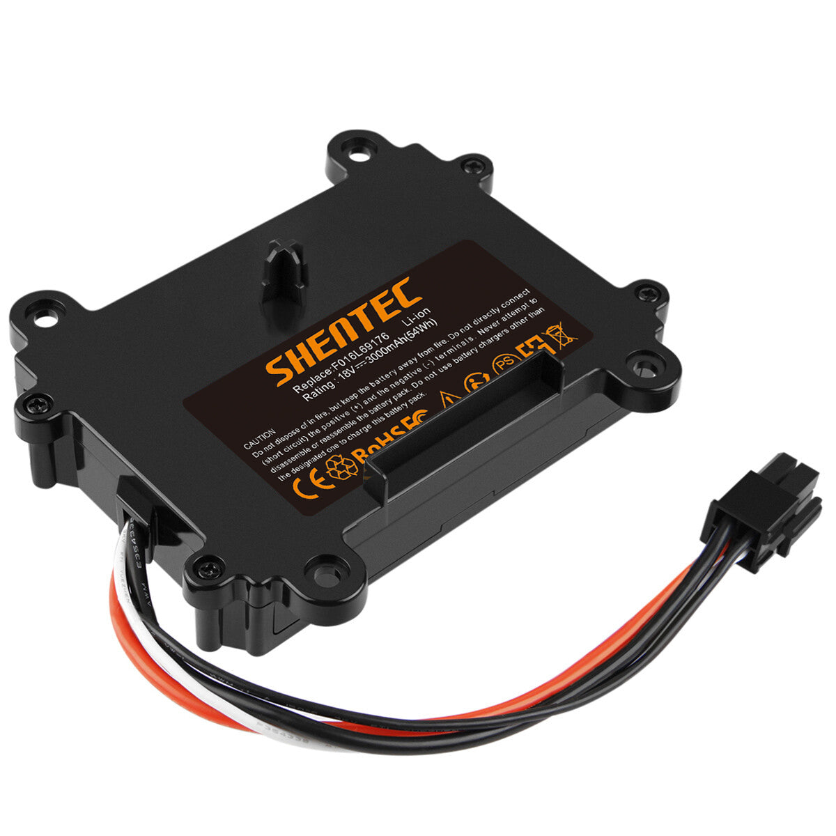 SHENTEC 3.0Ah 18V Li-ion Batterie pour Bosch Indego F016L69176 F016104898 5INR19/66 S+400