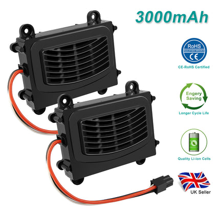 2X 3000mAh 18V Batterie Li-ion pour 5INR19/66 Bosch Indego 400 Indego M 700 M+ 700