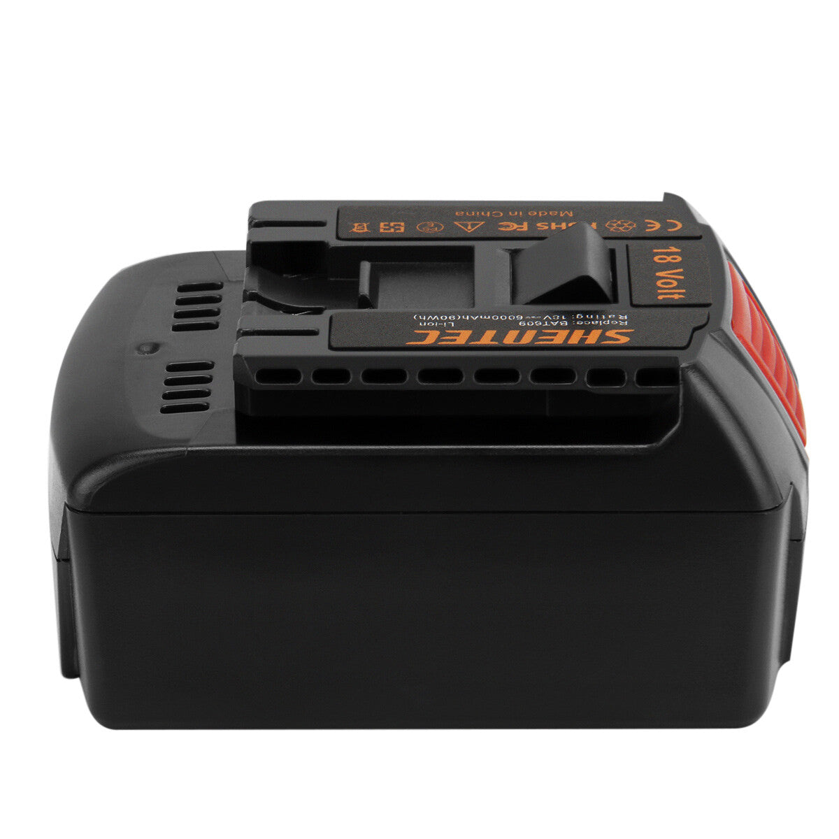 SHENTEC 2x Batterie Li-Ion 18V 6Ah pour BOSCH GDR GSR GSB GWS GBH GDS BAT618 BAT609 CCS CRS