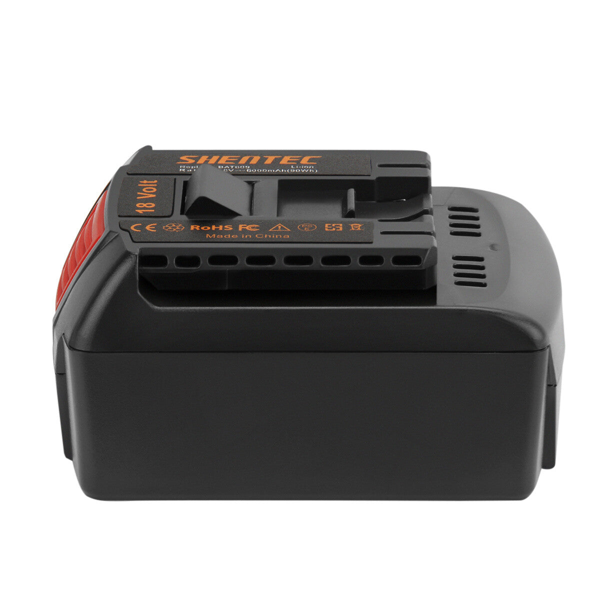 SHENTEC 2x Batterie Li-Ion 18V 6Ah pour BOSCH GDR GSR GSB GWS GBH GDS BAT618 BAT609 CCS CRS