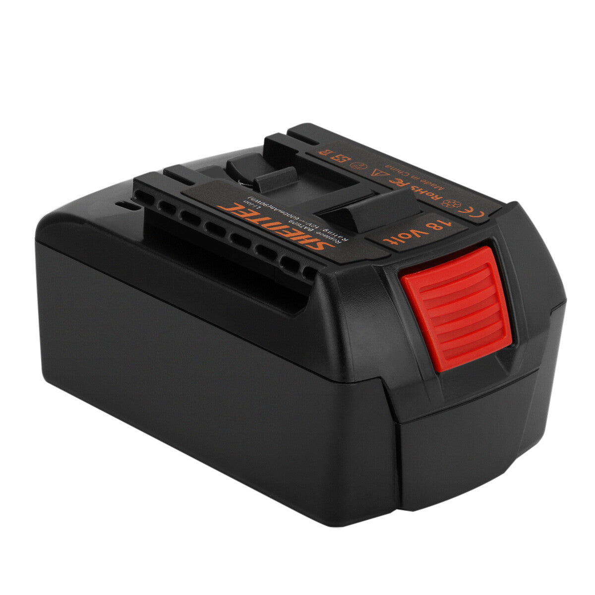 SHENTEC 2x Batterie Li-Ion 18V 6Ah pour BOSCH GDR GSR GSB GWS GBH GDS BAT618 BAT609 CCS CRS