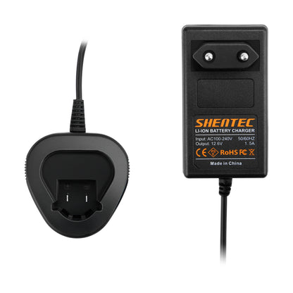 SHENTEC Chargeur de batterie Li-ion 10,8V/12V pour Bosch BAT411 BAT412 BAT413 2607336864 2607336013