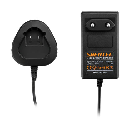 SHENTEC Chargeur de batterie Li-ion 10,8V/12V pour Bosch BAT411 BAT412 BAT413 2607336864 2607336013
