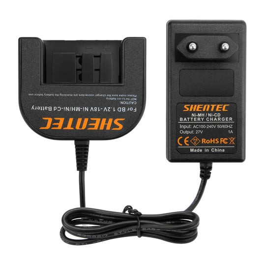 SHENTEC 9.6V-18V Ni-MH CHARGEUR DE BATTERIE POUR BLACK DECKER A12 A1712 FSB12 HPB12 B-8315 FS120B