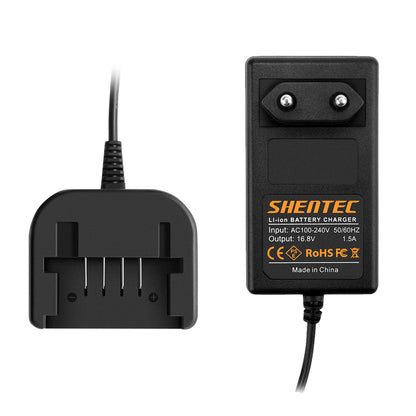 SHENTEC 14.4V Chargeur de Batterie Li-ion pour Black&Decker BL1314 LB16 ASL148KB LDX120C LST220