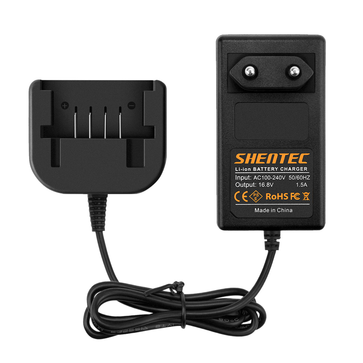 SHENTEC 14.4V Chargeur de Batterie Li-ion pour Black&Decker BL1314 LB16 ASL148KB LDX120C LST220
