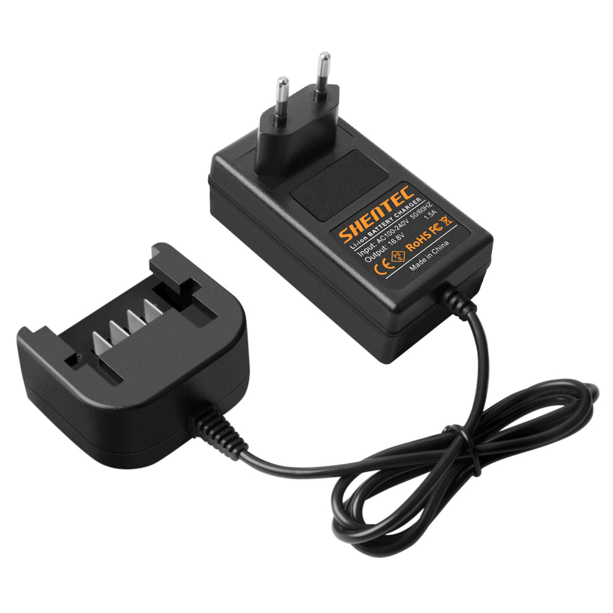 SHENTEC 14.4V Chargeur de Batterie Li-ion pour Black&Decker BL1314 LB16 ASL148KB LDX120C LST220