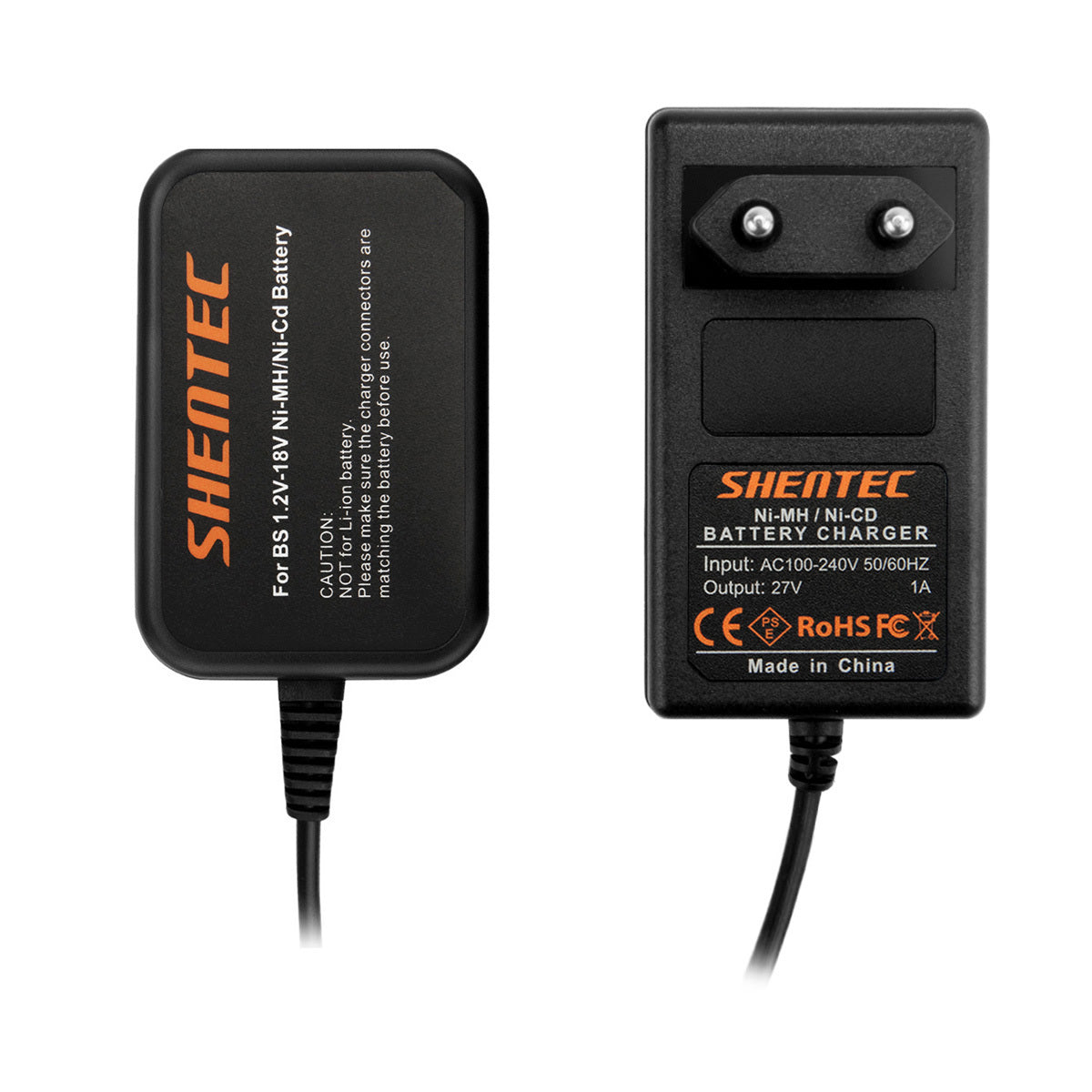 SHENTEC Chargeur de batterie Ni-MH pour Bosch 7.2-18V BAT046 BAT048 BAT100 BAT119 BAT025 BAT189