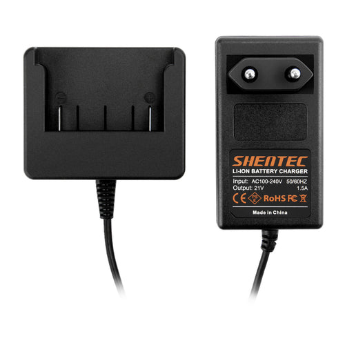 SHENTEC Chargeur de batterie Li-Ion 18V pour BOSCH BAT609 BAT609G BAT610 BAT618 17618