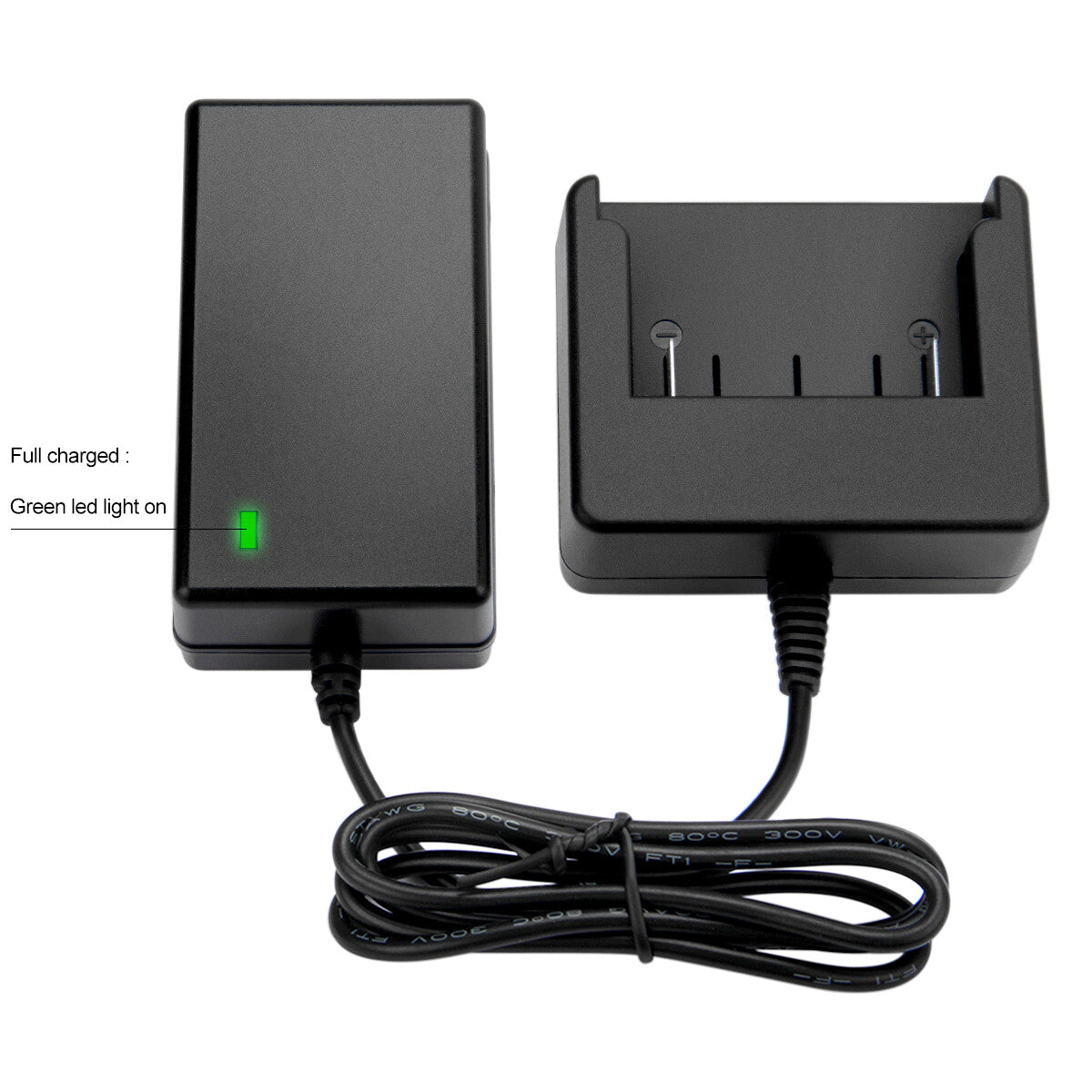 SHENTEC Chargeur de batterie Li-Ion 18V pour BOSCH BAT609 BAT609G BAT610 BAT618 17618
