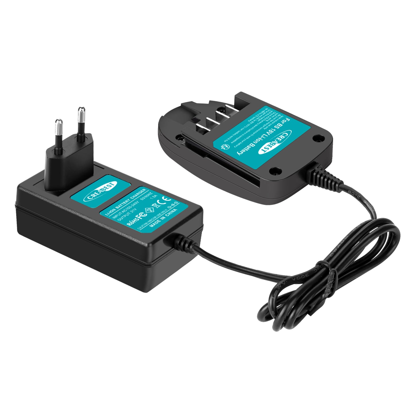 SHENTEC Chargeur Li-ion 18V pour Bosch PST 18 LI PSB 18 LI-2 1600Z00000 1600Z0003U