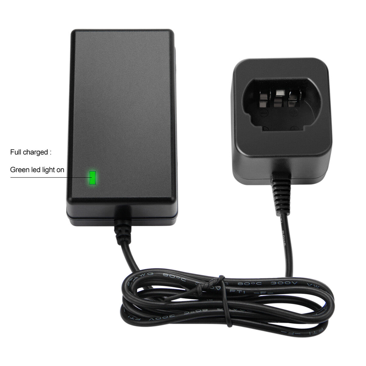 SHENTEC Chargeur de batterie Li-ion 7,2V pour Dewalt DCB080 DCF680N1 DCF682 DCF680G2 DW4390